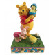 Figura decorativa Clásicos Disney Wnnie Pooh y Piglet con Pollos