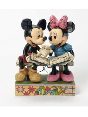 Figura Enesco Mickey & Minnie 85 Aniversario