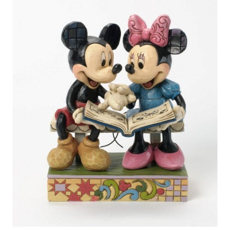 Figura Enesco Mickey & Minnie 85 Aniversario