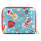 Cartera Loungefly de Mickey y Minnie muñecos de nieve