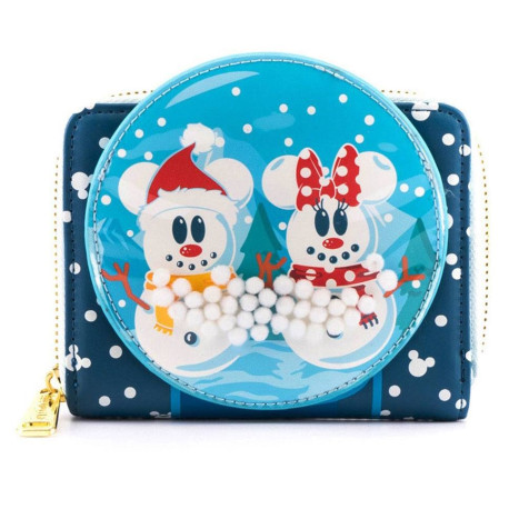 Loungefly Portefeuille Mickey & Minnie Snowball