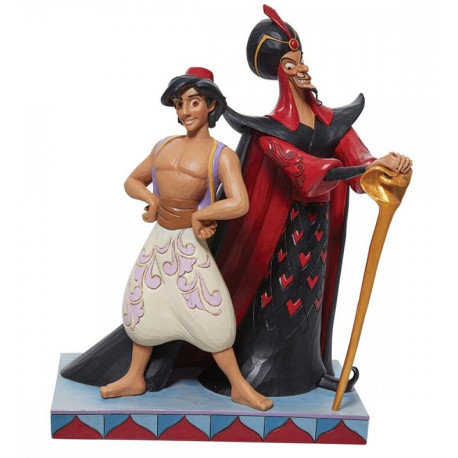 Figura decorativa Aladdin & Jafar,