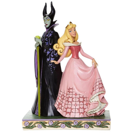 FIGURA DISNEY LA BELLA DURMIENTE AURORA Y MALEFICA