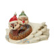 FIGURA TRADITIONS DISNEY CHIP Y CHOP TRINEO NAVIDAD