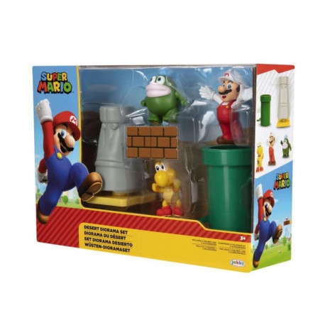 Figura diorama Super Mario Bros Desierto