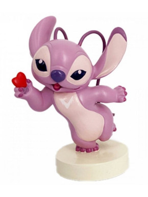 Stitch Figurine Lilo & Angel avec cœur Enesco