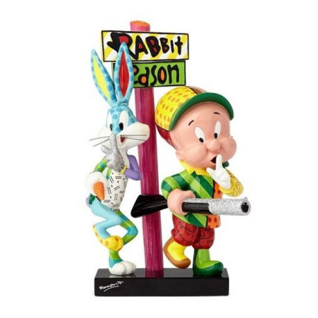 Figura decorativa Looney Tunes El Cazador y Bugs Bunny