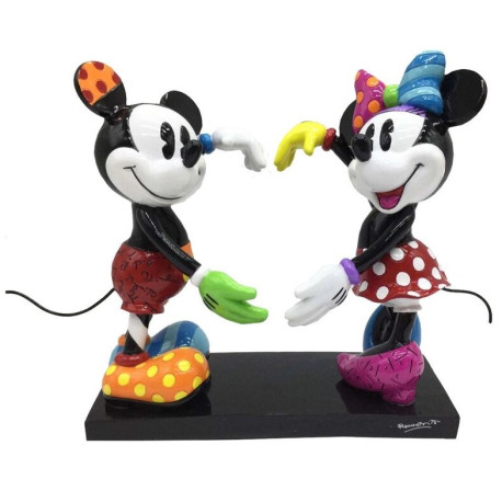 Figura decorativa Mickey & Minnie Corazón