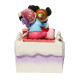 Figura decorativa Mickey & Minnie en trineo