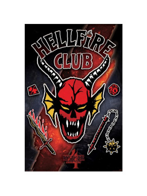 Affiche Stranger Things Hellfire Club