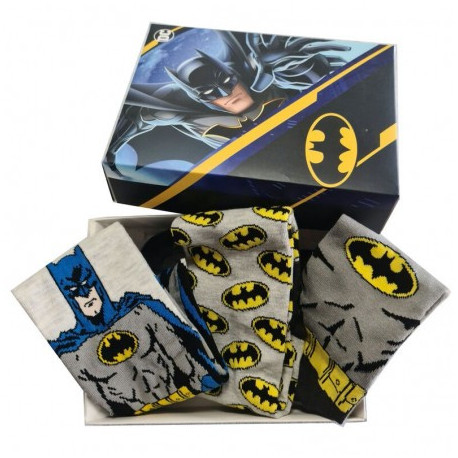 Set de 3 pares de Calcetines Batman DC Comics