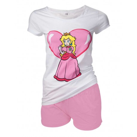 Pajamas girl Princess Peach Super Mario