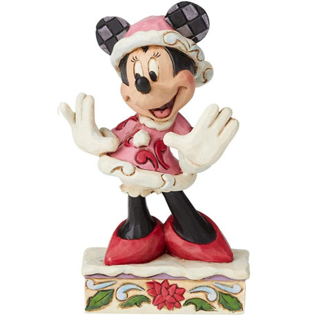 Figura de Natal da Minnie Mouse da Enesco