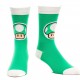 Chaussettes, Super Mario Champignon vert