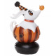 Figura decorativa Zero sobre calabaza