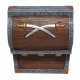 Enesco Disney Peter Pan Treasure Chest Figure