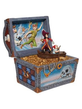 Figurine Peter Pan Coffre au Trésor Enesco Disney