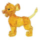 Figura de Simba de cristal El Rey León Enesco