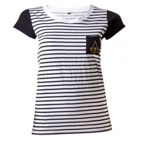 T-shirt stripes girl Assassin's Creed Black Flag