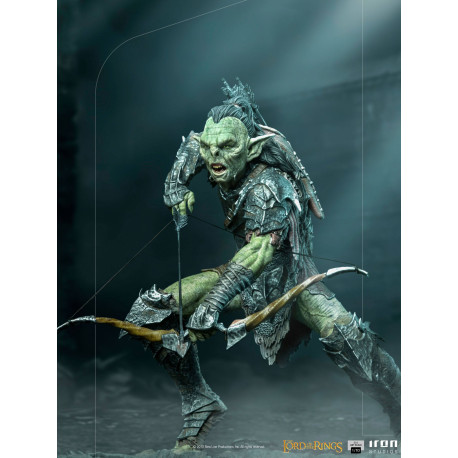 Figura El Señor de los Anillos Estatua Orc Archer Art Scale 16 cm