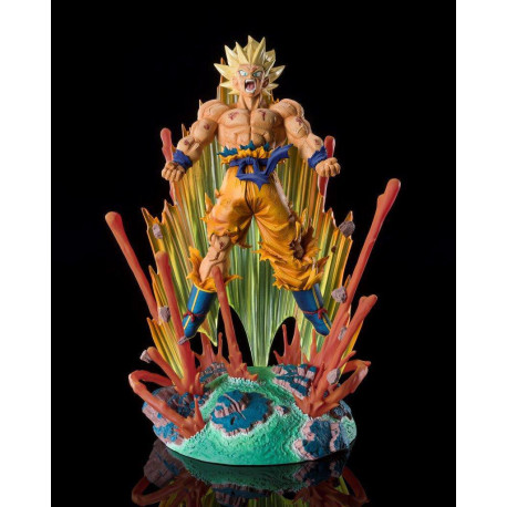 Dragon Ball Z Estatua PVC FiguartsZERO (Extra Battle) Super Saiyan Son Goku -Are You Talking About Krillin?!!!!!- 27 cm