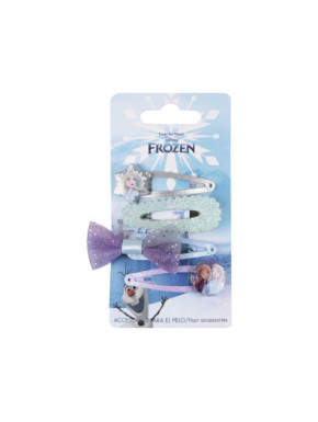 ACCESORIOS PELO CLIPS 4 PIEZAS FROZEN