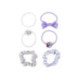 ACCESORIOS PELO ELÁSTICOS 6 PIEZAS FROZEN