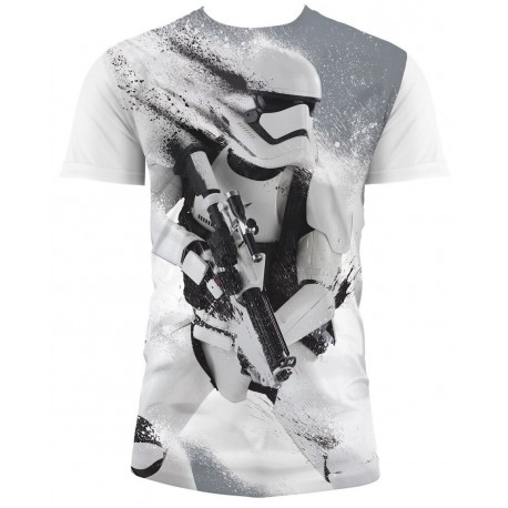 Camiseta Infantil Stormtrooper nieve