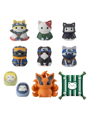 Naruto Shippuden Mega Cat Project Figuras Nyaruto! Once Upon A Time In Konoha Village Special Set 3 cm