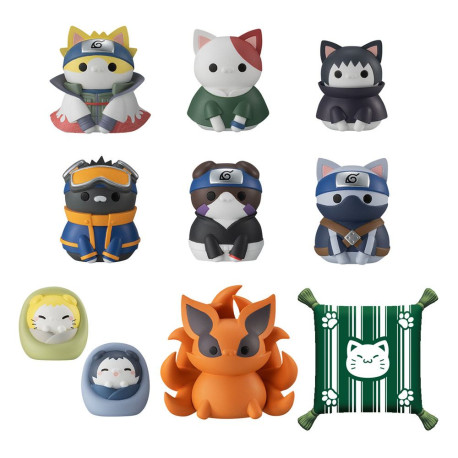 Naruto Shippuden Mega Cat Project Figuras Nyaruto! Once Upon A Time In Konoha Village Special Set 3 cm