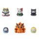 Naruto Shippuden Mega Cat Project Figuras Nyaruto! Once Upon A Time In Konoha Village Special Set 3 cm