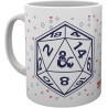 Taza Dragones y Mazmorras Dado D20