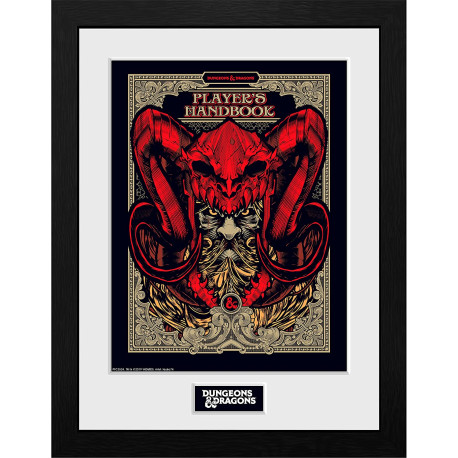 DUNGEONS & DRAGONS - Framed print "Players Handbook" (30x40) x2