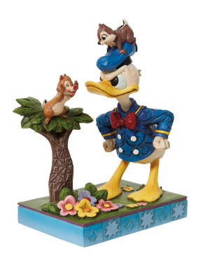 Figura decorativa Donal con Chip y Dale