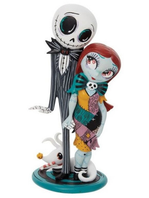 Figura decorativa Disney Jack,Sally y Zero