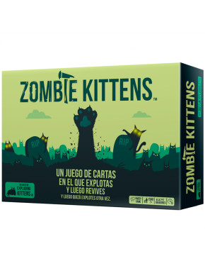 Juego cartas Zombie Kittens Exploding Kittens