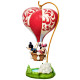 Figura decorativa Mickey & Minnie Globo Aerostático