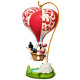 Figura Enesco Mickey & Minnie Globo Aerostático