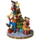 Figura Enesco Mickey y amigos adornando el árbol