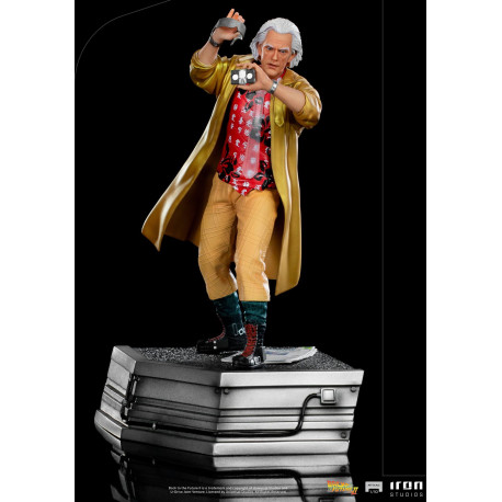 Figurine Doc Brown Retour vers le futur II Iron Studios
