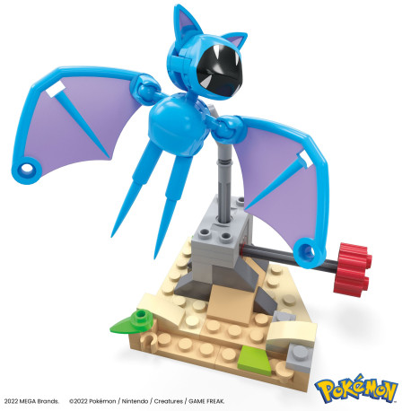 Pokémon Kit de Construcción Zubat Mega Construx Vuelo de medianoche de 11 cm