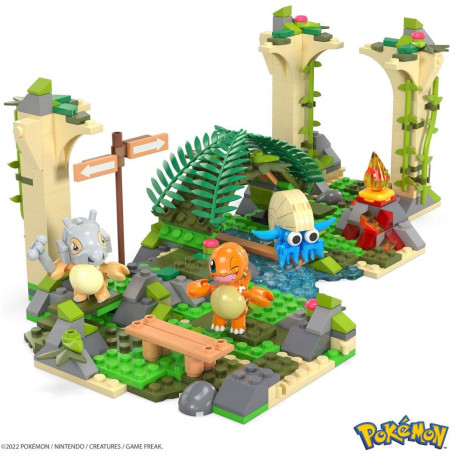 Pokémon Kit de Construcción Mega Construx Jungle Ruins