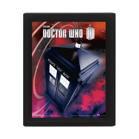 Poster Incorniciato con movimento Tardis