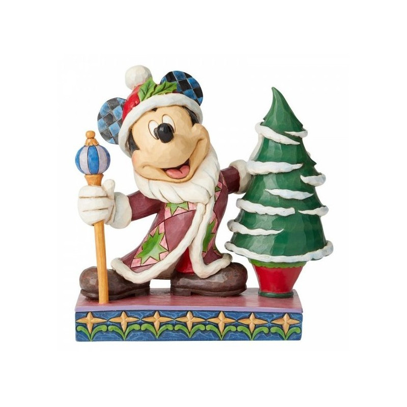Figura Santa Mickey Y Minnie Disney Traditions Enesco