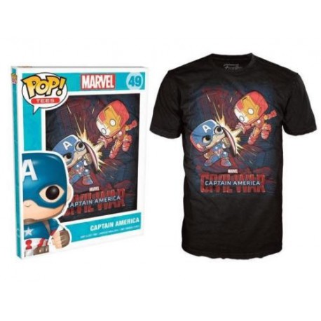 T-Shirt Funko Civil War Marvel