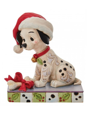 FIGURA DISNEY 101 DALMATAS LUCKY NAVIDAD COLECCION TRADITIONS