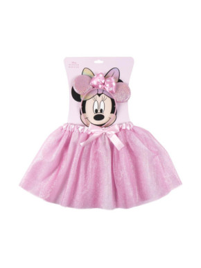 Ensemble serre-tête et tutu paillettes Minnie Mouse