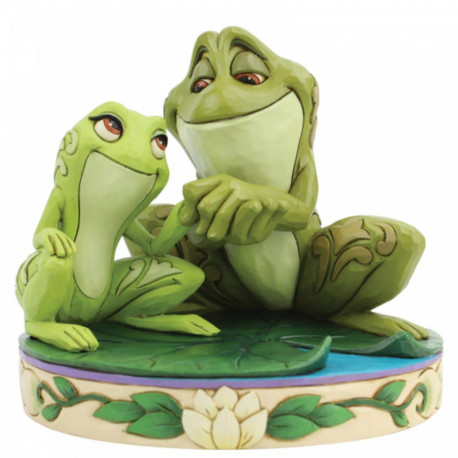 Figura Tiana y el Sapo Enesco Tiana y Naveen Disney