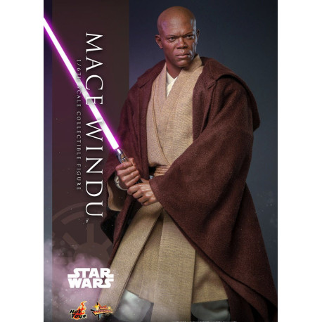 Star Wars: Episode II Figura 1/6 Mace Windu 32 cm