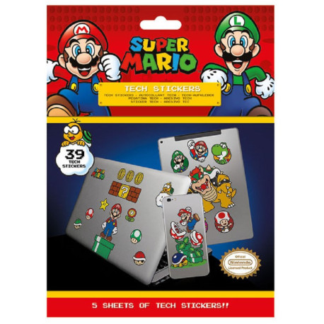 Pack Pegatinas Super Mario